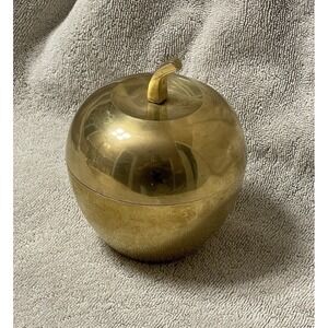 Beautiful Brass Apple Trinket Box‎